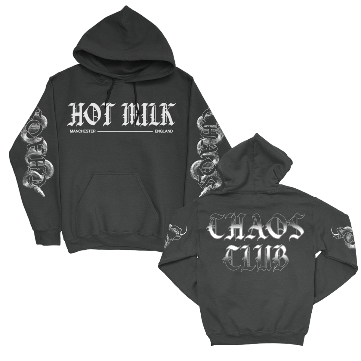 Chaos Club Pullover Hoodie (Charcoal)